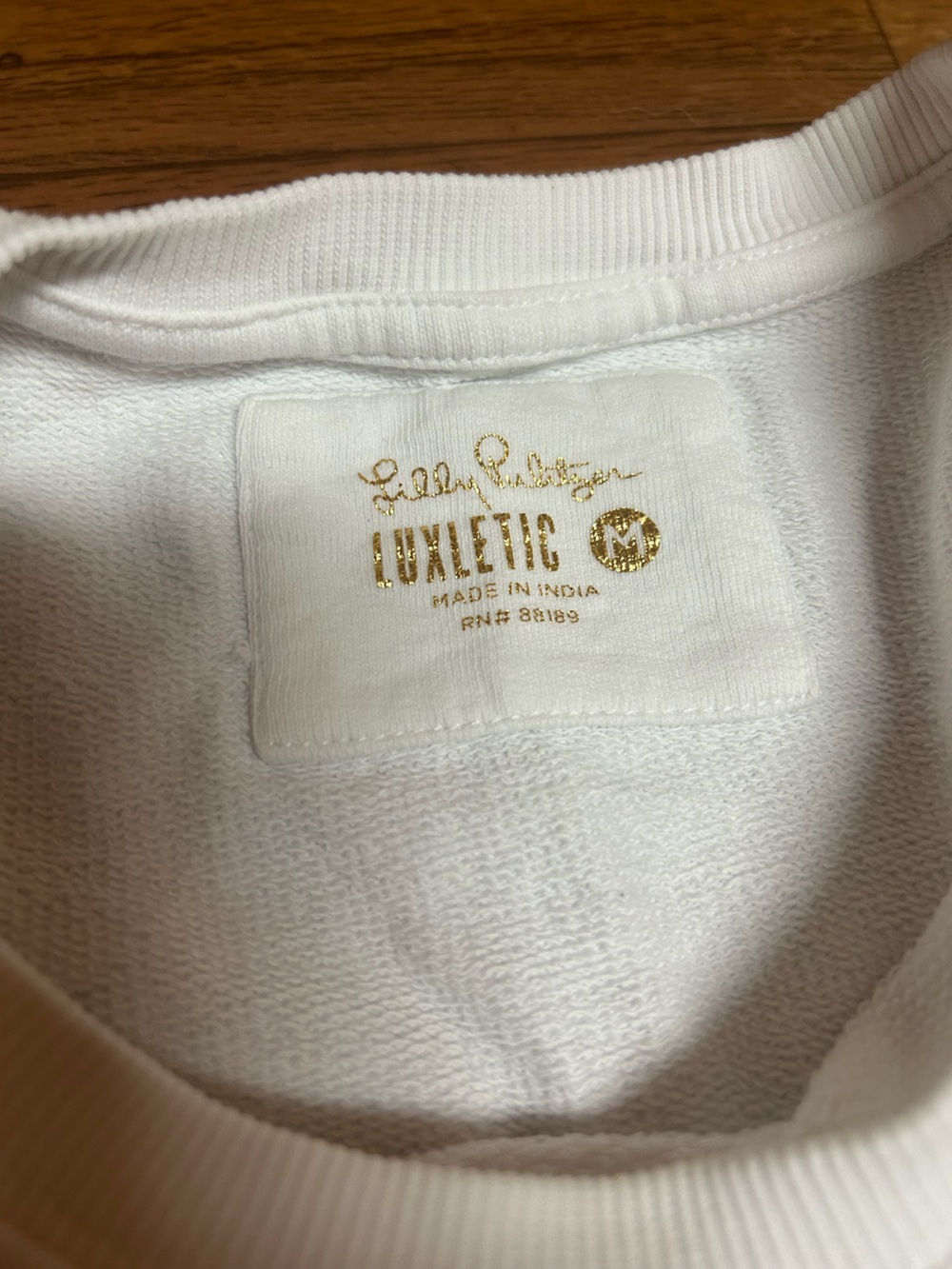 Lilly Pulitzer White Crewneck Sweater - Classic Lightweight Pullover - Picture 6 of 7